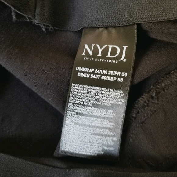 NYDJ Black pants sculpt curve 360 size 24 - Picture 5 of 8